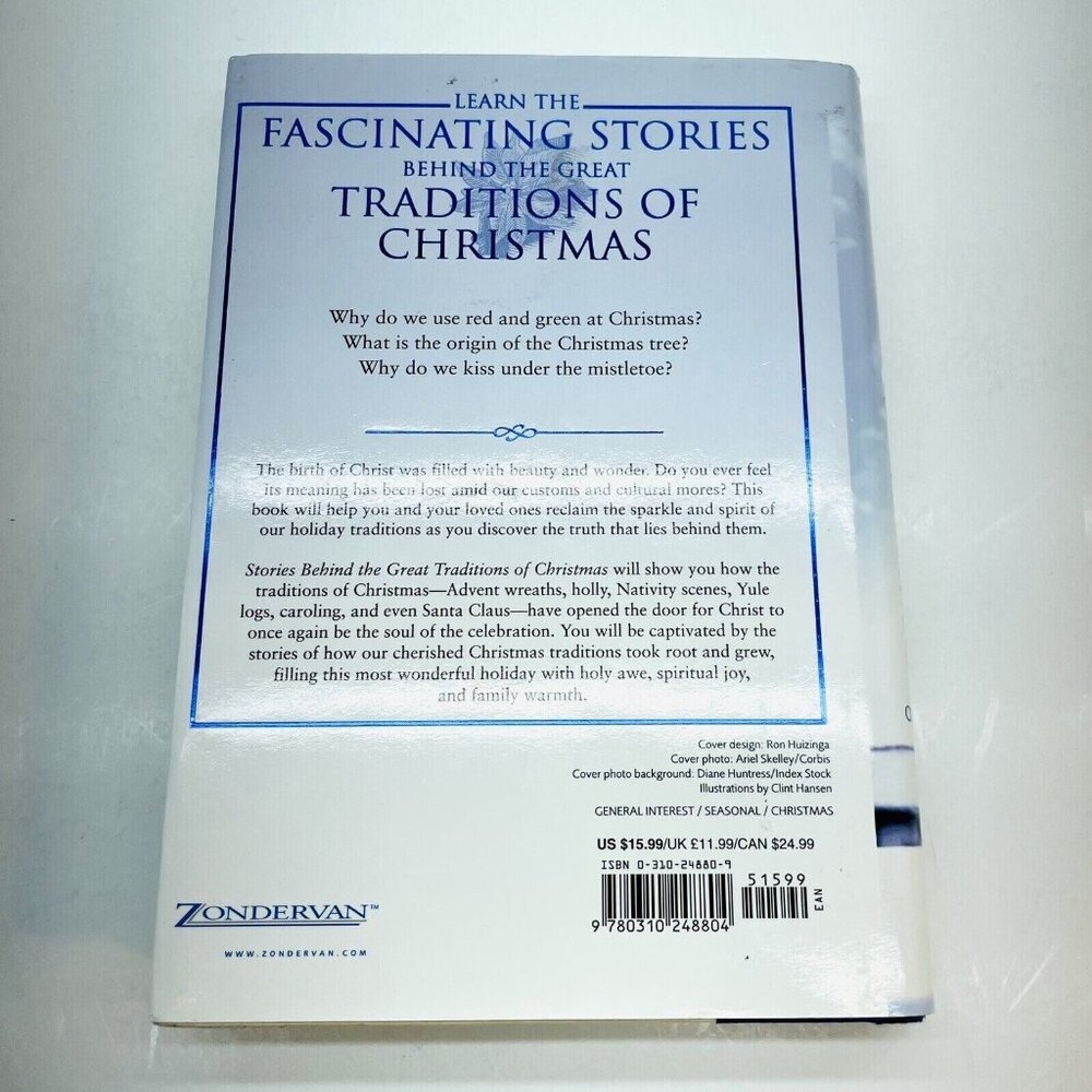 Hard Cover Stories Behind Great Traditions of Christmas  Illustrated Book 2003 - Picture 3 of 16